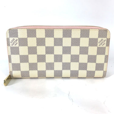 LOUIS VUITTON Long Wallet Purse N63503 Damier Azur Canvas white Damier Azur Zippy wallet